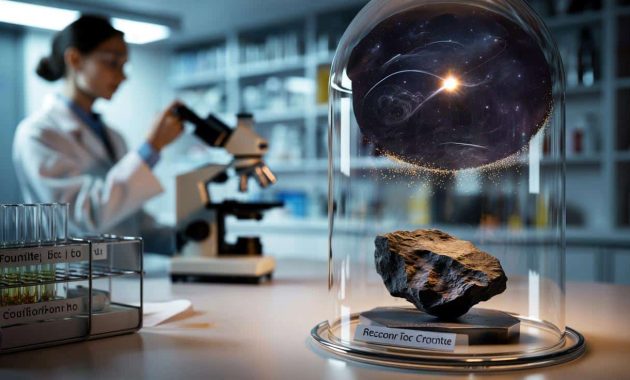 A cosmic treasure in France: this meteorite contains grains older than the Sun