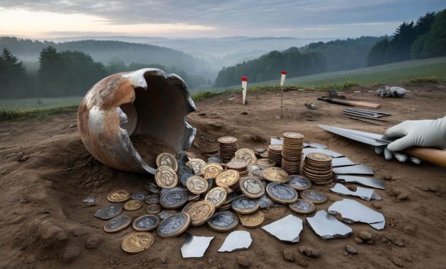 Archaeological mystery: 3,000 coins dating back around 1,800 years found in German mountains