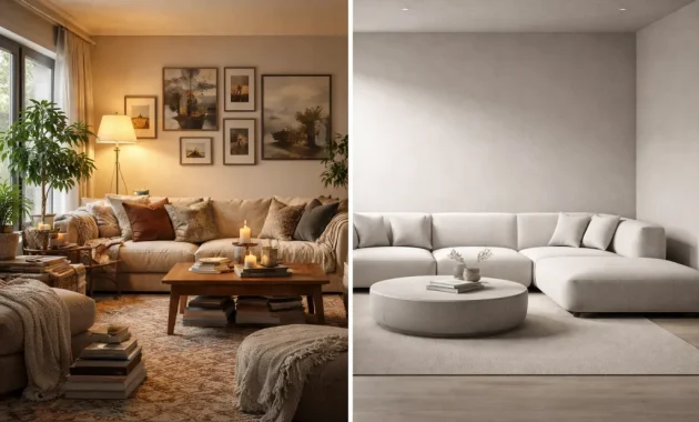 Comfortocalypse: the shocking end of the cozy living room as
designers push cold, hyper?minimalist ‘wellness’ interiors that
leave homeowners divided and nostalgic for clutter