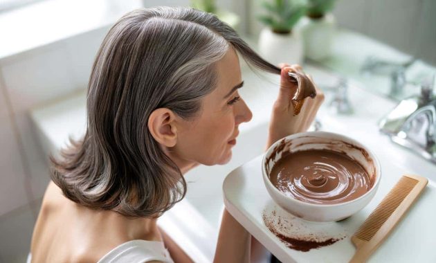 Grey hair can regain its natural color with a simple conditioner add-in trick that few people know about