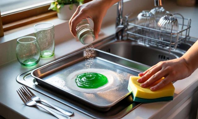 Salt mixed with dishwashing liquid: the simple home remedy that can solve a surprisingly big problem in your kitchen